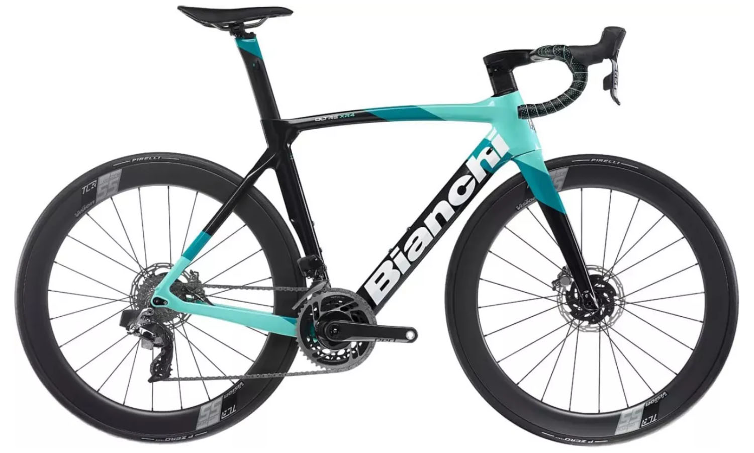 Фотографія Велосипед BIANCHI Road Oltre XR4 CV Red Etap 12s RC50 Disc Graphite Race/CK16 Shade/White Logo Gloss 59